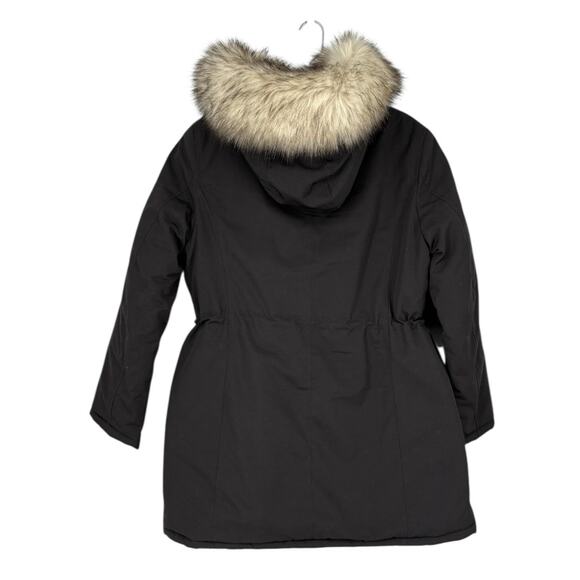 Michael Kors Anorak Snap Front Channel Quilted Jacket Black Size Large Outdoors - Picture 5 of 16